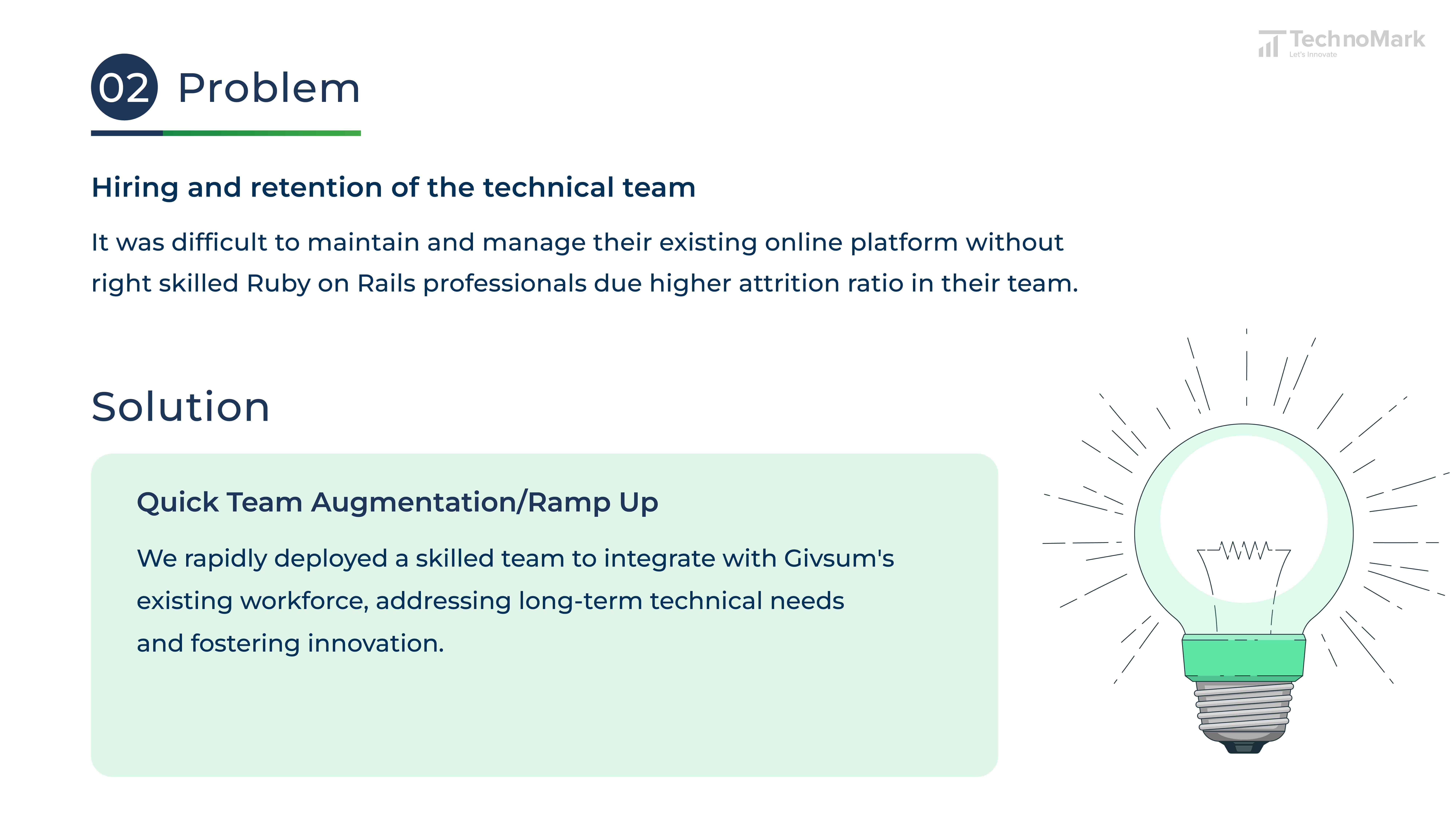 Givsum Problem 2 - Hiring And Retention Of The Technical Team